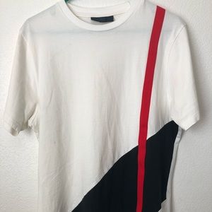 Black Scale Cut and Sew T-Shirt